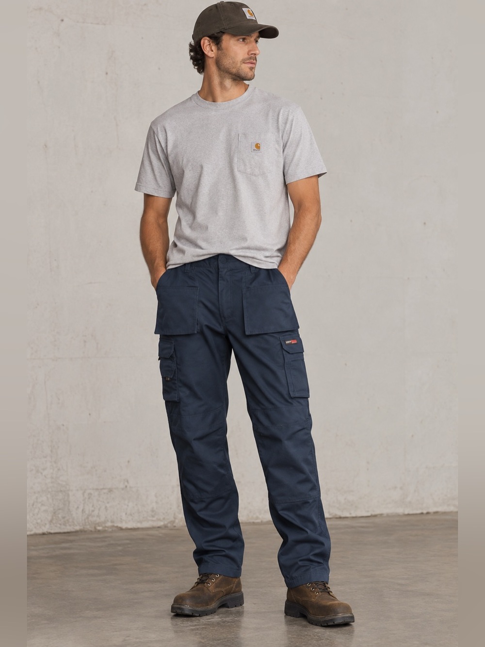 Men's TuffStuff Navy Cargo Pants